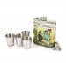 Фляга армійська стопки 4 шт воронка A148-3 Hip Flask - фото 2 Darunok.ua Фляга армійська стопки 4 шт воронка A148-3 Hip Flask