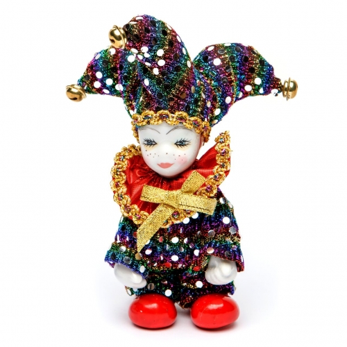 Статуэтка фигурка кукла венецианский шут A2 №2-05 