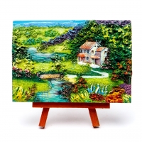 Картина пейзаж Будинок біля струмка КОП-2-14 