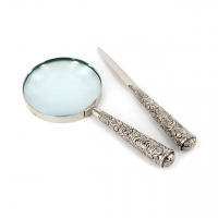 Линза большого диаметра и нож для вскрытия конвертов M.007 Brasstico Линза большого диаметра и нож для вскрытия конвертов M.007 Brasstico