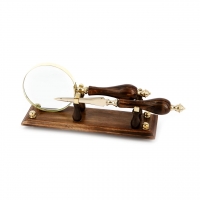 Увеличительное стекло на подставке и нож для конвертов MG.038 Albero Ode Увеличительное стекло на подставке и нож для конвертов MG.038 Albero Ode