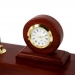 Настільний годинник з дерева з підставками під ручки D775-101 Albero Ode