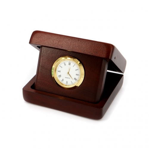 Деревянные настольные часы в коробке C111F Albero Ode
