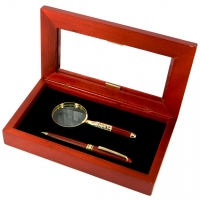 Ручка для письма подарочная и карманная лупа D73-269 BG Albero Ode Ручка для письма подарочная и карманная лупа D73-269 BG Albero Ode