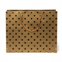 Пакет бумажный 32*26*14 С83 золотой 