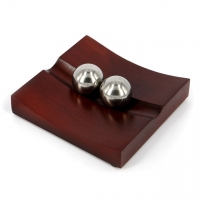 Тримач для візиток настільний Сталеві кулі G35F Albero Ode