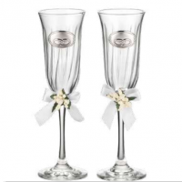 Бокалы свадебные для шампанского 2 шт 16506 Valenti