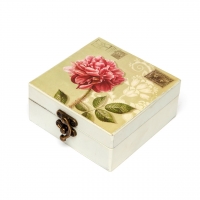 Подставки под чашки (4шт.) в футляре Розы HLMB1024 