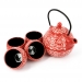 Китайський чайний набір червоний "Ієрогліфи" А031 Darunok