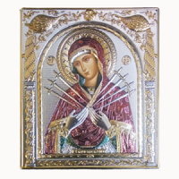 Ікона Богоматері Семитрільна EP514-152XM/P/C Silver Axion