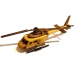 Модель вертолета сувенир из натурального дерева 