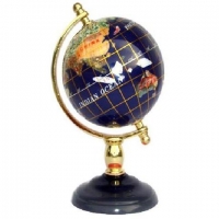 Глобус 80 мм на ножке (синий) CA008  Глобус 80 мм на ножке (синий) CA008