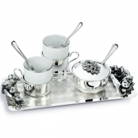 Кофейный сервиз на 2 персоны с подносом 2053006 Chinelli