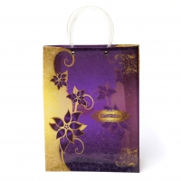 Пакет подарочный пластик  А200 (фиолетовый) 
