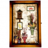 Ключница настенная из дерева 05B-237A Decos