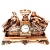 Камінні годинники з свічником T1413 Classic Art