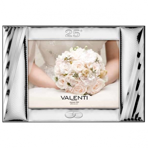 Рамка для фотографии на 25 лет свадьбы 24х18 Valenti 56013-1L