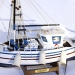 Модель рыбацкого корабля греческого сейнера 60 см 6420-60 Two Captains