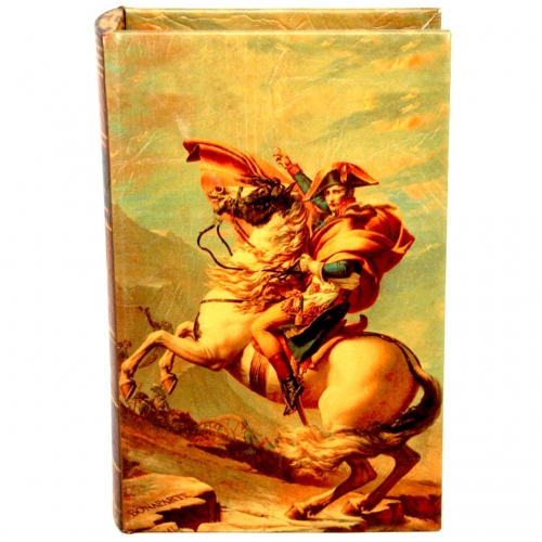Шкатулка книга средняя Наполеон на лошади C-1001M Decos