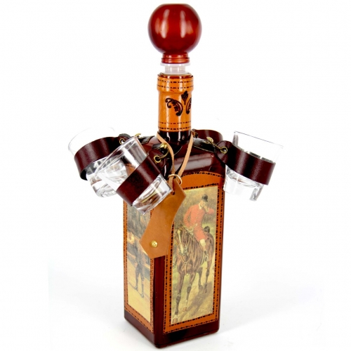 Эксклюзивная бутылка мини-бар Старая карта штоф с рюмками 678-VA Artistica Artigiana