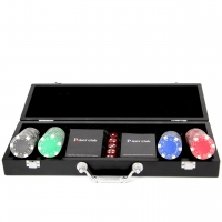 Покерный набор на 100 фишек с пластиковыми картами Pocker Club Lucky Gamer