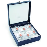 Набор бокалов для виски 6 шт rose gold Chinelli 3218600