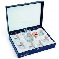 Набор бокалов для виски 6 шт и штоф rose gold Chinelli 3209600 Набор бокалов для виски 6 шт и штоф rose gold Chinelli 3209600