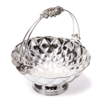 Фруктовница круглая с ручкой Диаметр 18 см Chinelli 26746