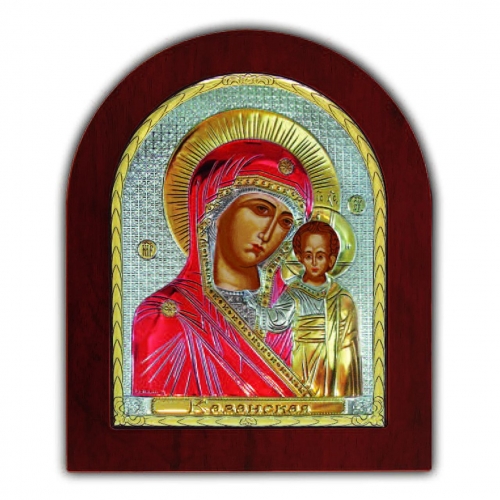 Икона Казанская Богородица EK3-004XAG Silver Axion