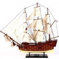Модель корабля из дерева 80 см H. M. S. Victory 1796 80005 Two Captains