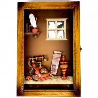 Ключница настенная из дерева Кабинет 05B-002 Decos