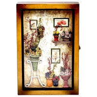 Ключница настенная из дерева 05B-237B Decos