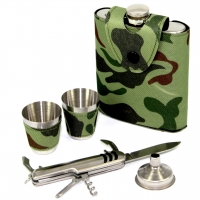 Подарунковий набір Фляга для алкоголю Камуфляж A131 Hip Flask