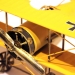 Модель двох ЛТЩМШОПК літака біплана жовтий 819A Decos