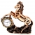 Статуетка кінь з годинником PL0407U-7 Classic Art