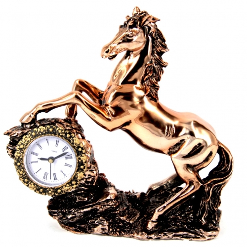 Статуетка кінь з годинником PL0407U-7 Classic Art
