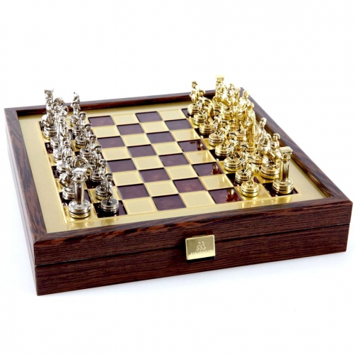 Шахматы Греко Римский период в деревянном кейсе SK3RED Manopoulos