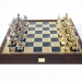 Шахи "Ренесанс" в дерев'яній коробці SK9BLU Manopoulos