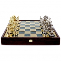 Шахи Греко Римський період в дерев'яному кейсі SK11GRE Manopoulos