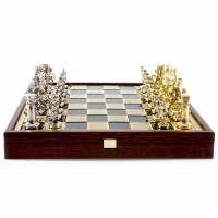 Шахи Греко Римський період в дерев'яному кейсі SK11BLU Manopoulos