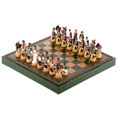 Шахматы эксклюзивные Наполеон в России R70047 219GV Italfama