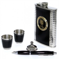 Подарочный набор с флягой для алкоголя и шариковой ручкой A119 Hip Flask Подарочный набор с флягой для алкоголя и шариковой ручкой A119 Hip Flask