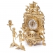 Каминные часы Barka и 2 подсвечника на 1 свечу Bambino 82.101-80.325 Alberti Livio