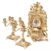 Каминные часы и 2 подсвечника на 5 свечей 82.101-80.411 Alberti Livio