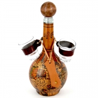 Мини-бар штоф со стопками Старая карта 664-MO Artistica Artigiana