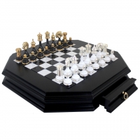 Шахматы элитные 150GSBN 405N Italfama