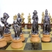 Шахматы эксклюзивные подарочные Средневековье 162MW 253BW Italfama