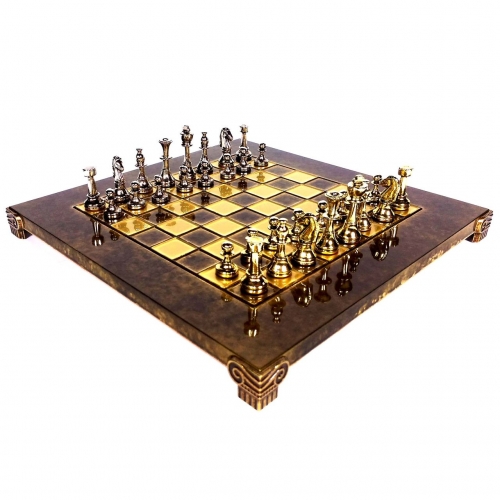 Шахи ексклюзивні класичні в ВІП футлярі S32BRO Manopoulos