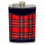 Фляга для віскі і бурбона Червона клітка 10 унцій A144-10C Hip Flask