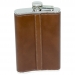Фляга в шкірі на 10 унцій під логотип світло коричнева A146-10A Hip Flask - фото 3 Darunok.ua Фляга в шкірі на 10 унцій під логотип світло коричнева A146-10A Hip Flask